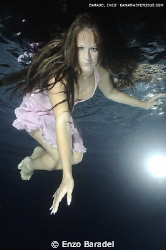 underwater, fashion, girl, tenerife, canary islands by Enzo Baradel 